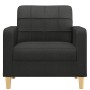 Sillón de tela negro 60 cm de vidaXL, Sofás - Ref: Foro24-359079, Precio: 142,54 €, Descuento: %