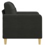 Sillón de tela negro 60 cm de vidaXL, Sofás - Ref: Foro24-359079, Precio: 142,54 €, Descuento: %