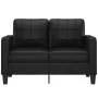 2-seater sofa in black synthetic leather 120 cm by vidaXL, Sofas - Ref: Foro24-359112, Price: 195,72 €, Discount: %