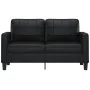 2-seater sofa in black synthetic leather 140 cm by vidaXL, Sofas - Ref: Foro24-359117, Price: 216,48 €, Discount: %