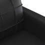 Sofá de 2 plazas de cuero sintético negro 140 cm de vidaXL, Sofás - Ref: Foro24-359117, Precio: 231,90 €, Descuento: %