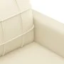 Sofá de 2 plazas de cuero sintético color crema 120 cm de vidaXL, Sofás - Ref: Foro24-359113, Precio: 199,35 €, Descuento: %