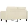 2-seater sofa in cream-colored synthetic leather 140 cm by vidaXL, Sofas - Ref: Foro24-359118, Price: 190,49 €, Discount: %