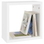 Estantes cubo de pared 2 unidades blanco 30x15x30 cm de vidaXL, Estantes y estanterías - Ref: Foro24-806998, Precio: 30,01 €,...