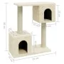 Rascador para gatos con postes de sisal 60 cm crema de vidaXL, Mobiliario para gatos - Ref: Foro24-171430, Precio: 32,02 €, D...