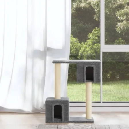 Cat scratching post with sisal posts 60 cm light gray by vidaXL, Cat furniture - Ref: Foro24-171431, Price: 27,95 €, Discount: %