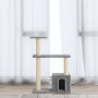 Rascador para gatos con postes de sisal gris claro 70 cm de vidaXL, Mobiliario para gatos - Ref: Foro24-171434, Precio: 32,43...