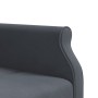 Sofá cama en forma de L terciopelo gris oscuro 271x140x70 cm en Sofás | Comprar online en Foru.es