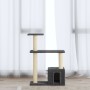 Rascador para gatos con postes de sisal gris oscuro 70 cm de vidaXL, Mobiliario para gatos - Ref: Foro24-171435, Precio: 30,6...