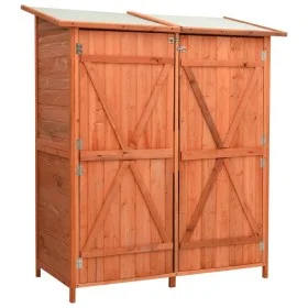 Caseta para herramientas de jardín abeto macizo 136x75x160 cm de vidaXL, Cobertizos - Ref: Foro24-171451, Precio: 303,25 €, D...