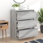 Aparador de madera contrachapada gris Sonoma 60x35x76 cm de vidaXL, Aparadores - Ref: Foro24-815511, Precio: 73,66 €, Descuen...