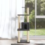 Rascador para gatos con postes de sisal gris oscuro 105 cm de vidaXL, Mobiliario para gatos - Ref: Foro24-171468, Precio: 47,...