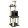 Rascador para gatos con postes de sisal gris oscuro 105 cm de vidaXL, Mobiliario para gatos - Ref: Foro24-171468, Precio: 47,...