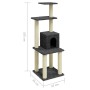 Rascador para gatos con postes de sisal gris oscuro 105 cm de vidaXL, Mobiliario para gatos - Ref: Foro24-171468, Precio: 47,...