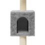 Rascador para gatos con postes de sisal gris claro 104 cm de vidaXL, Mobiliario para gatos - Ref: Foro24-171470, Precio: 47,6...