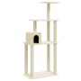 Rascador para gatos con postes de sisal crema 147 cm de vidaXL, Mobiliario para gatos - Ref: Foro24-171476, Precio: 51,65 €, ...