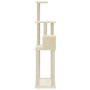 Rascador para gatos con postes de sisal crema 147 cm de vidaXL, Mobiliario para gatos - Ref: Foro24-171476, Precio: 51,65 €, ...