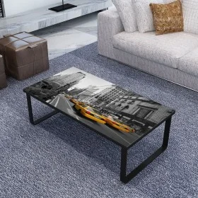 Coffee table with rectangular glass top by vidaXL, Coffee table - Ref: Foro24-240967, Price: 67,64 €, Discount: %