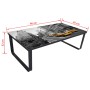 Mesa de centro con tablero de cristal rectangular de vidaXL, Mesas de centro - Ref: Foro24-240967, Precio: 68,82 €, Descuento: %