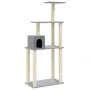 Cat scratching post with light gray sisal posts 147 cm by vidaXL, Cat furniture - Ref: Foro24-171477, Price: 42,27 €, Discoun...