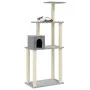 Cat scratching post with light gray sisal posts 147 cm by vidaXL, Cat furniture - Ref: Foro24-171477, Price: 42,27 €, Discoun...