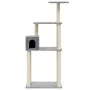 Cat scratching post with light gray sisal posts 147 cm by vidaXL, Cat furniture - Ref: Foro24-171477, Price: 42,27 €, Discoun...