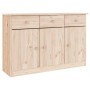 Aparador ALTA madera maciza de pino 112x35x73 cm de vidaXL, Aparadores - Ref: Foro24-353937, Precio: 162,78 €, Descuento: %