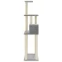 Cat scratching post with light gray sisal posts 147 cm by vidaXL, Cat furniture - Ref: Foro24-171477, Price: 42,27 €, Discoun...
