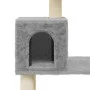 Cat scratching post with light gray sisal posts 147 cm by vidaXL, Cat furniture - Ref: Foro24-171477, Price: 42,27 €, Discoun...