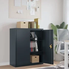 Anthracite gray steel filing cabinet 90x40x105 cm by vidaXL, Filing cabinets - Ref: Foro24-339739, Price: 214,91 €, Discount: %