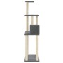 Rascador para gatos con postes de sisal gris oscuro 147 cm de vidaXL, Mobiliario para gatos - Ref: Foro24-171478, Precio: 53,...