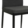 Sillas de comedor 4 unidades tela gris oscuro de vidaXL, Sillas de comedor - Ref: Foro24-246180, Precio: 145,85 €, Descuento: %
