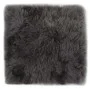 Cojines de silla 2 uds piel de oveja real gris claro 40x40 cm de vidaXL, Cojines para sillas y sofás - Ref: Foro24-284716, Pr...