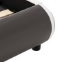 Estructura cama y LED cuero sintético gris antracita 90x200 cm de vidaXL, Camas y somieres - Ref: Foro24-284978, Precio: 272,...