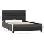 Estructura cama y LED cuero sintético gris antracita 90x200 cm de vidaXL, Camas y somieres - Ref: Foro24-284978, Precio: 272,...