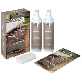 Pflegeset für Gartenmöbel aus Rattan und Textilene von vidaXL, Wachs- und Möbelreinigungsprodukte - Ref: Foro24-180156, Preis...