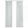 Cortinas opacas con ganchos 2 piezas blanco crudo 140x245 cm de vidaXL, Cortinas y visillos - Ref: Foro24-134487, Precio: 36,...