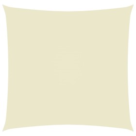 Toldo de vela cuadrado tela Oxford color crema 2,5x2,5 m de vidaXL, Sombrillas - Ref: Foro24-135191, Precio: 31,68 €, Descuen...