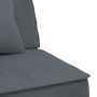 Sofá cama en forma de L terciopelo gris oscuro 255x140x70 cm en Sofás | Comprar online en Foru.es