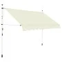 Toldo retráctil de operación manual 250 cm crema de vidaXL, Toldos - Ref: Foro24-143695, Precio: 78,02 €, Descuento: %