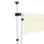 Toldo retráctil de operación manual 250 cm crema de vidaXL, Toldos - Ref: Foro24-143695, Precio: 78,02 €, Descuento: %