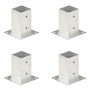 Anclajes para postes 4 unidades metal galvanizado 81 mm de vidaXL, Postes de cerca - Ref: Foro24-145448, Precio: 32,44 €, Des...