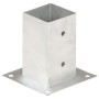 Anclajes para postes 4 unidades metal galvanizado 81 mm de vidaXL, Postes de cerca - Ref: Foro24-145448, Precio: 32,44 €, Des...