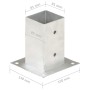 Anclajes para postes 4 unidades metal galvanizado 81 mm de vidaXL, Postes de cerca - Ref: Foro24-145448, Precio: 32,44 €, Des...