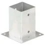 Anclajes para postes 4 unidades metal galvanizados 91 mm de vidaXL, Postes de cerca - Ref: Foro24-145449, Precio: 31,74 €, De...