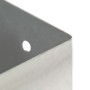 Anclajes para postes 4 unidades metal galvanizados 91 mm de vidaXL, Postes de cerca - Ref: Foro24-145449, Precio: 29,45 €, De...