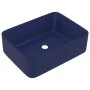Luxuriöses dunkelblaues, mattes Keramikwaschbecken 41x30x12 cm von vidaXL, Sinkt - Ref: Foro24-147045, Preis: 77,49 €, Rabatt: %
