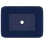 Luxury dark blue matte ceramic sink 41x30x12 cm by vidaXL, Sinks - Ref: Foro24-147045, Price: 77,49 €, Discount: %