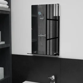 Wall mirror with tempered glass shelf 30x50 cm by vidaXL, Mirrors - Ref: Foro24-249435, Price: 24,20 €, Discount: %