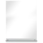 Espejo de pared con estante de vidrio templado 30x50 cm de vidaXL, Espejos - Ref: Foro24-249435, Precio: 24,44 €, Descuento: %